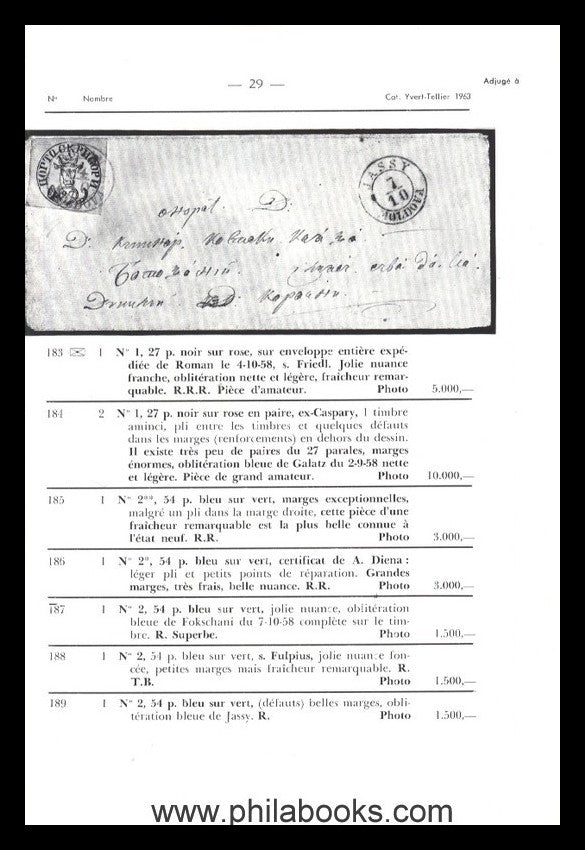 Balasse, Auktion 190, 1962-10 'Burrus'