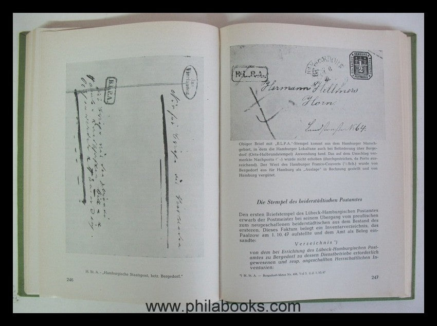 Knauer, K., Bergedorfer Postgeschichte von den Anfängen bis 1868, ...