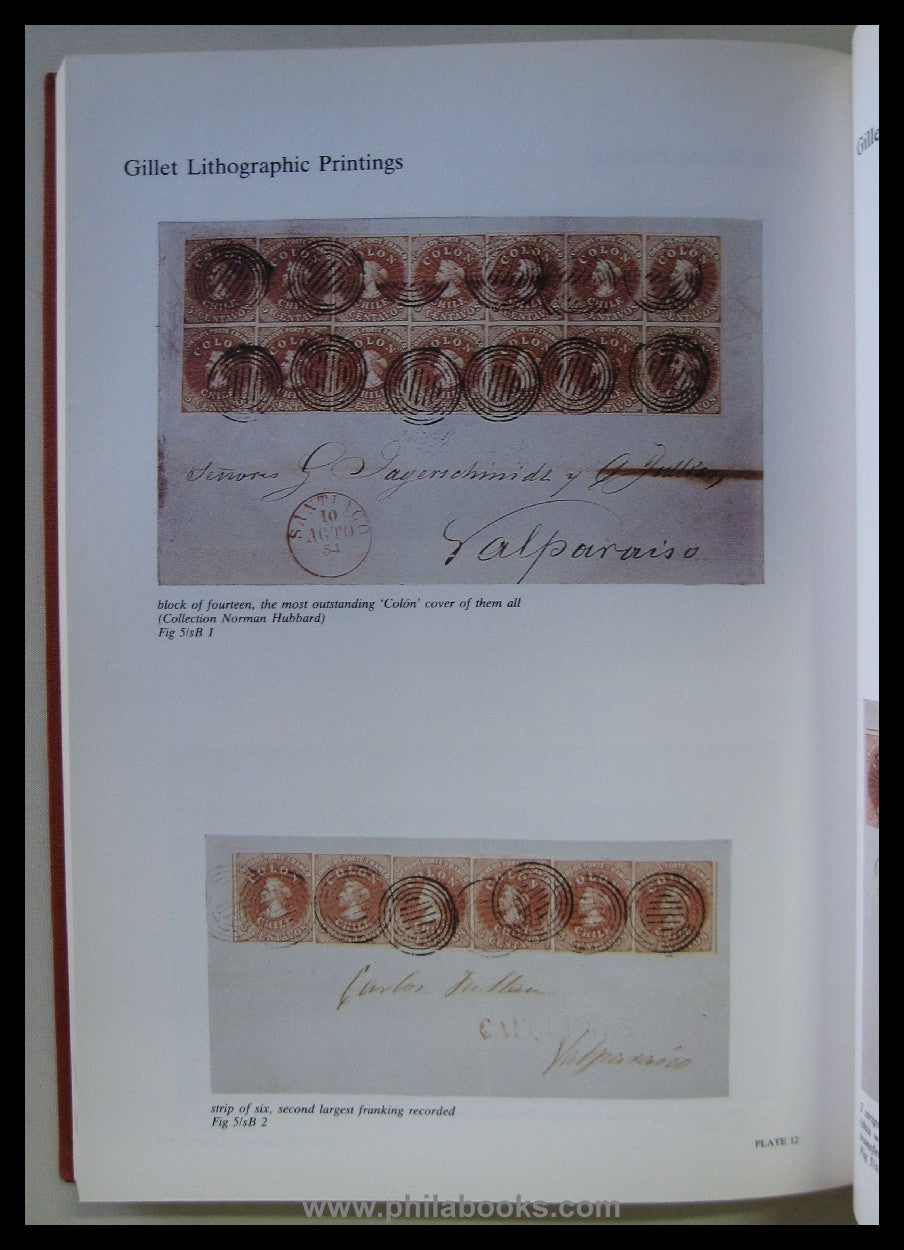 Blank, G., Chile, First Issues of Postage Stamps 1853-1867, 1989, ...