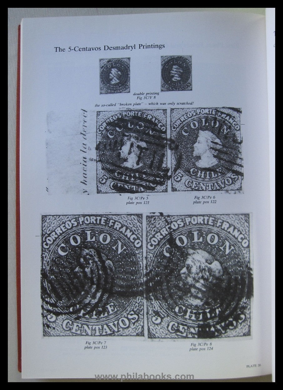 Blank, G., Chile, First Issues of Postage Stamps 1853-1867, 1989, ...