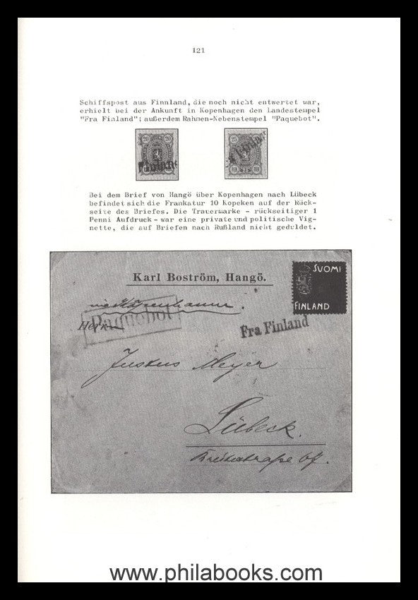 Frick, R., ship mail in the North Sea and Baltic Sea region with appendix German ...