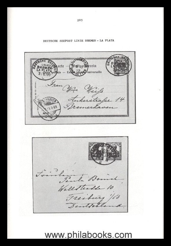 Frick, R., ship mail in the North Sea and Baltic Sea region with appendix German ...