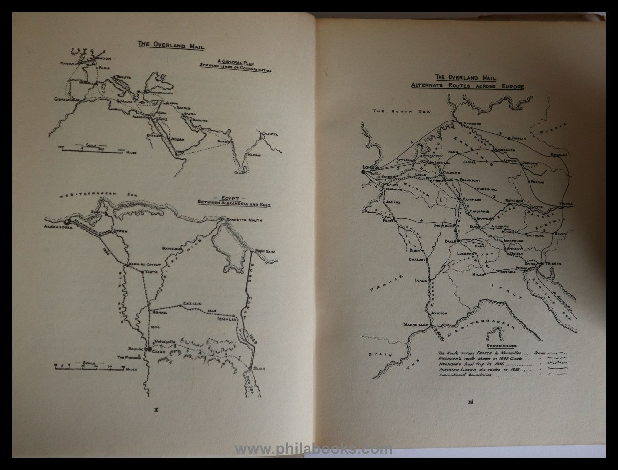 Sidebottom, JK, The Overland Mail, A Postal Historical Study of ...