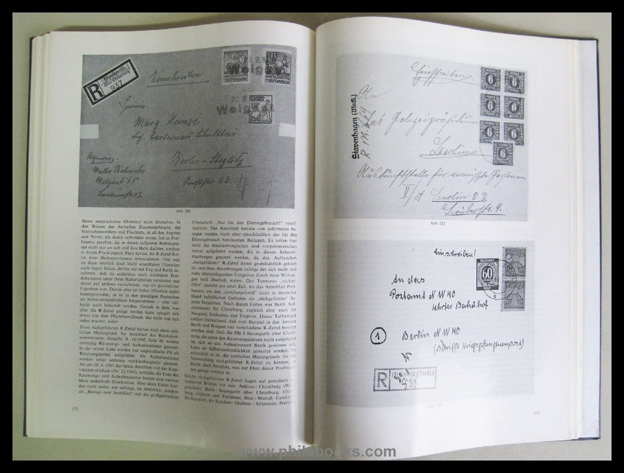 Büchner, H., Contributions to the postal history of Mecklenburg-Western Pomerania, ...