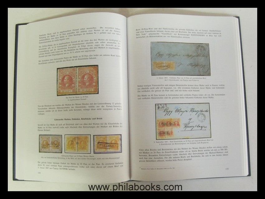 Kardosch, Dr. V. M., Fürstentum Serbien, Postgeschichte und Briefm ...