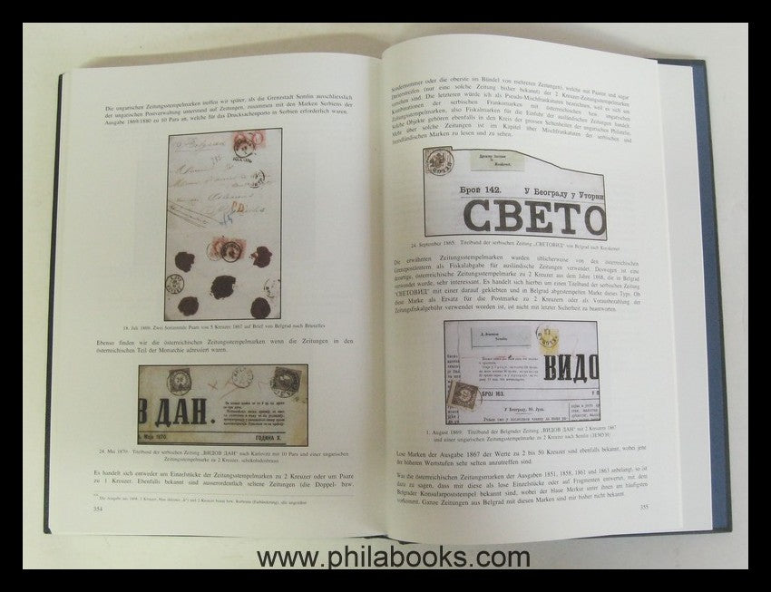 Kardosch, Dr. V. M., Fürstentum Serbien, Postgeschichte und Briefm ...