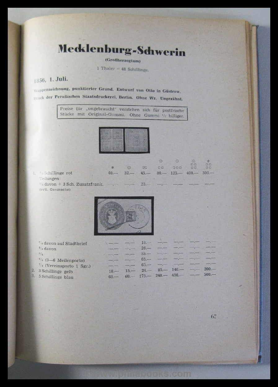 Grobe, H., Altdeutschland, Spezial-Katalog 1953, 1. Auflage, Ganzl ...