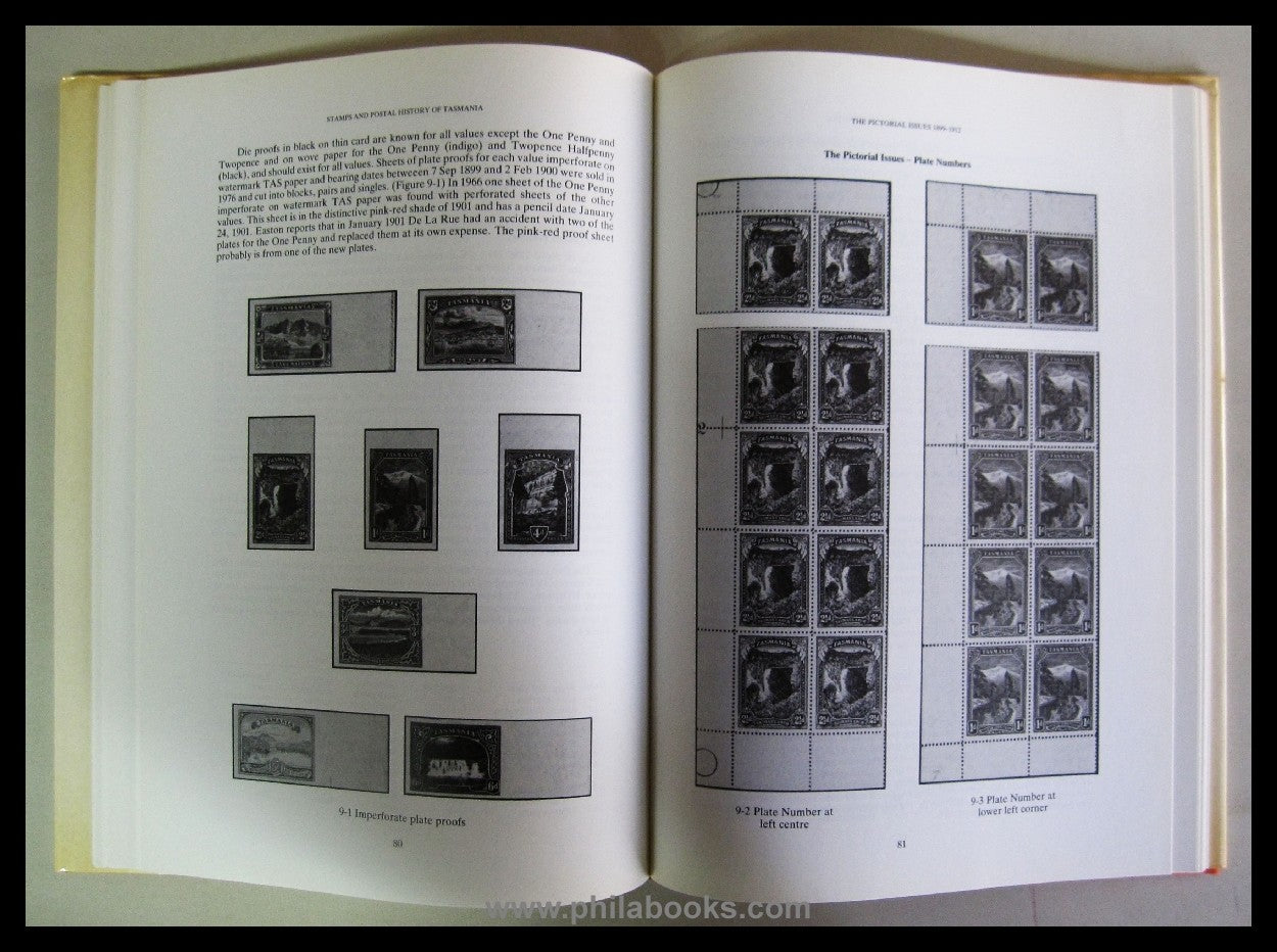 Tinsley, W. E., Stamps and Postal History of Tasmania, Royal Phila ...