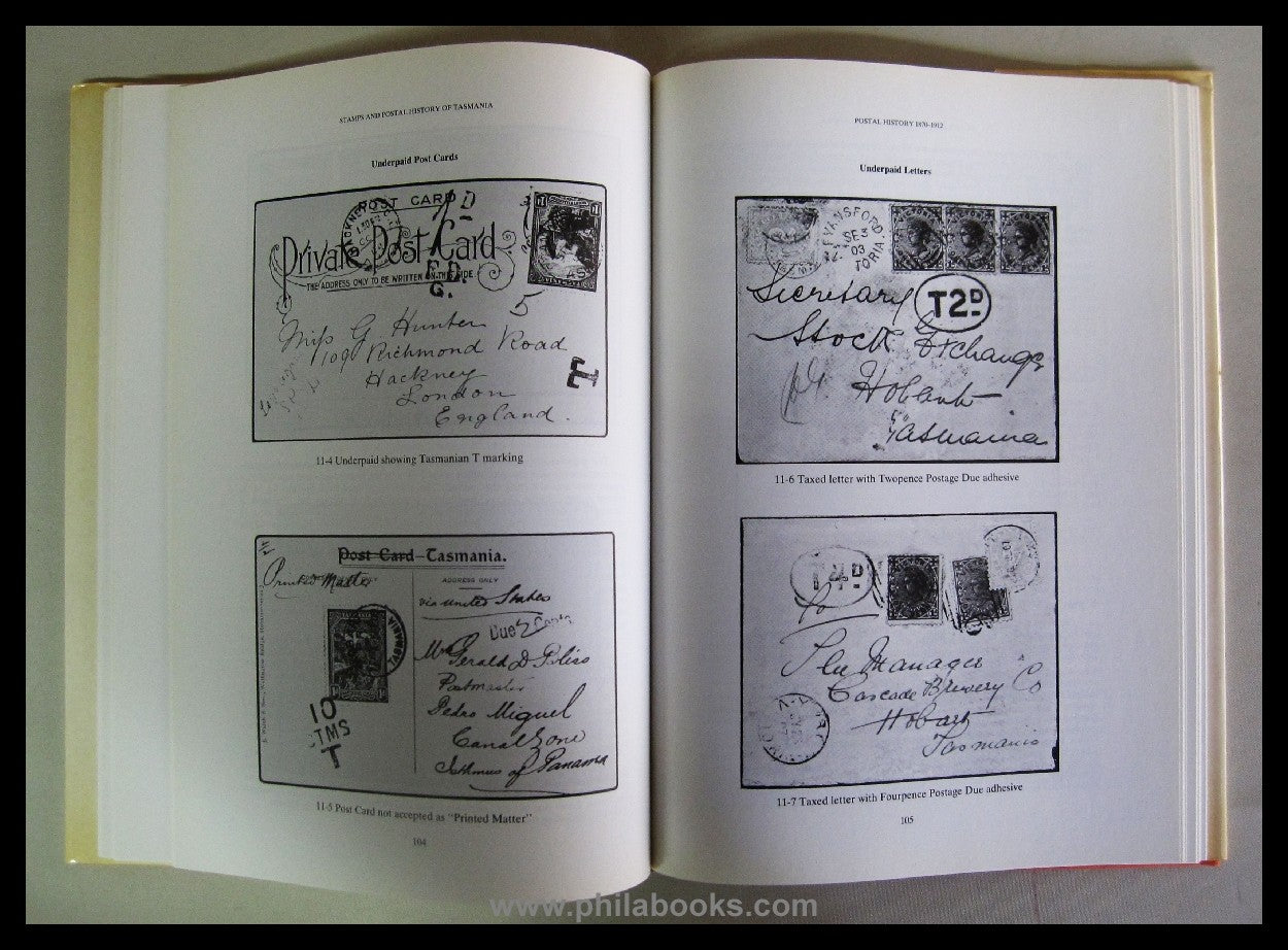 Tinsley, W. E., Stamps and Postal History of Tasmania, Royal Phila ...