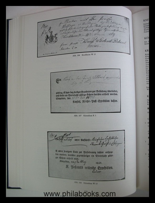 Weidlich, Hans A.:, Handbook of Württemberg Philately, Volume I/2, ...
