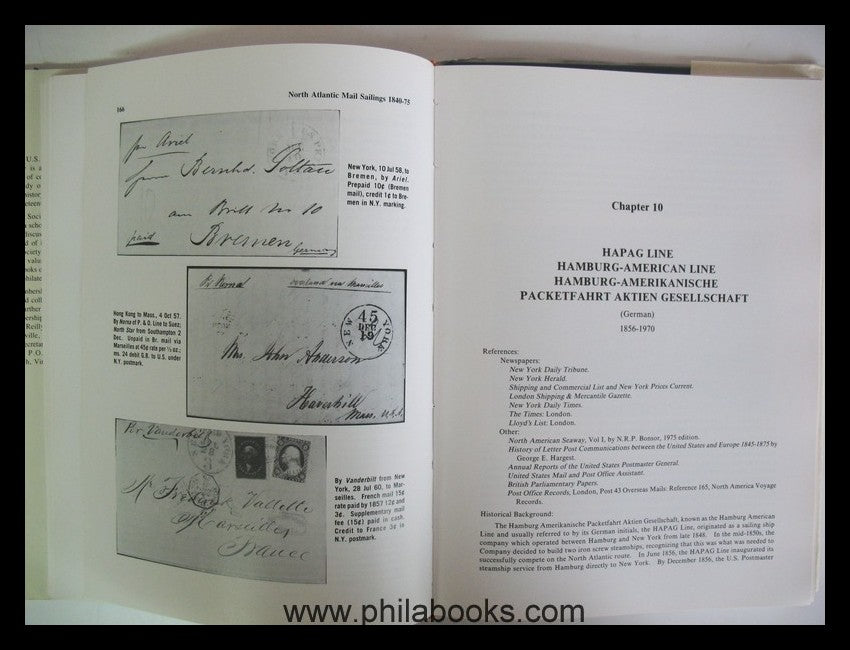 Hubbard/Winter, North Atlantic Mail Sailings 1840-75, 1988, Handbu ...