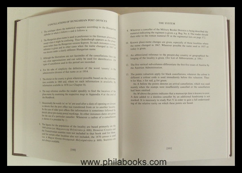 Ryan, G.,The Cancellations of Hungarian Post Offices on the First ...