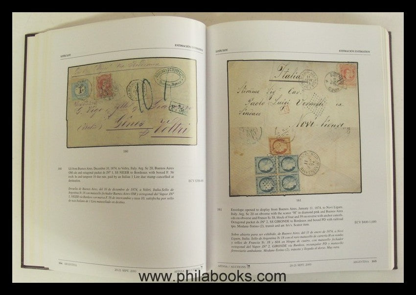 Afinsa, Auktion, 2000-09, Argentinien, Schiffpost-Atlantik