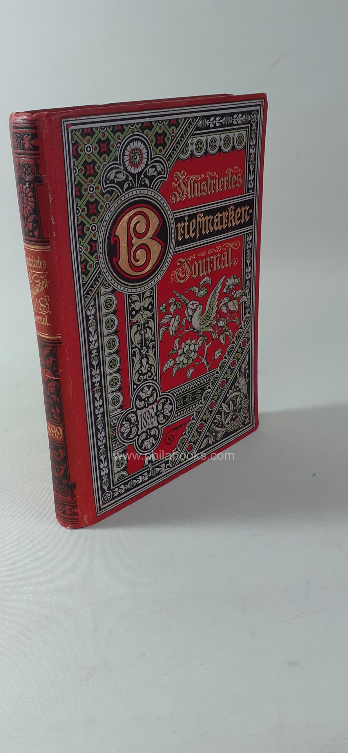 Mustard, illustrated stamp journal, year 1890, with table of contents...