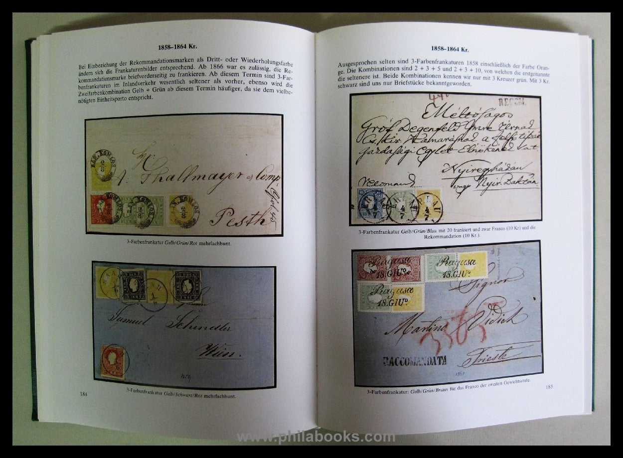 Jerger, Dr. A., Monographie der Frankaturen 1850-1867, Allgemeine ...