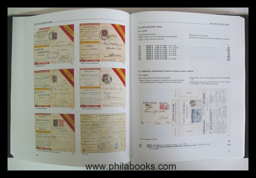 Laiz, A., Catálogo Especializado de los Enteros Postales de Espana ...