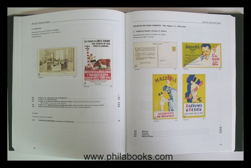 Laiz, A., Catálogo Especializado de los Enteros Postales de Espana ...