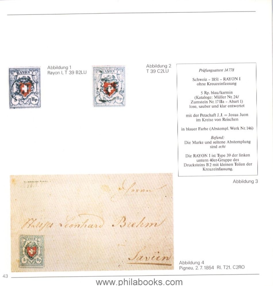 100 years of the Swiss Philatelic Association Zurich, 1984, Association ...