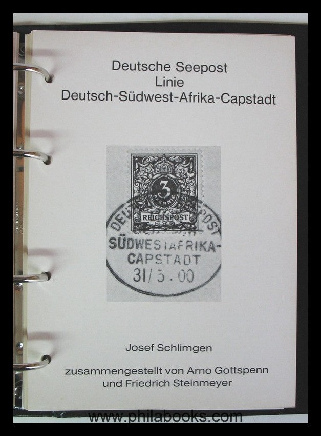 ArGe Schiffspost loose-leaf manual in a ring binder.: 1935-1943 Seed ...