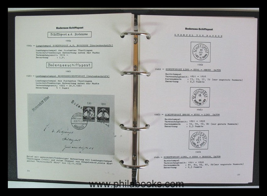 ArGe Schiffspost loose-leaf manual in a ring binder.: 1935-1943 Seed ...