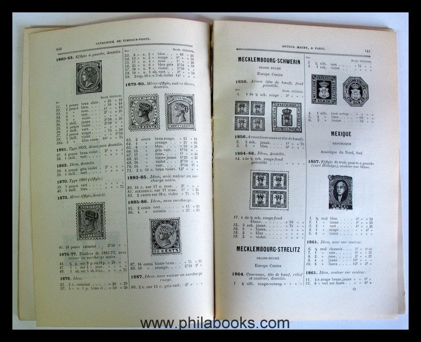 Maury, Catalog descriptif Illustré de tous les Timbres-Poste et ...