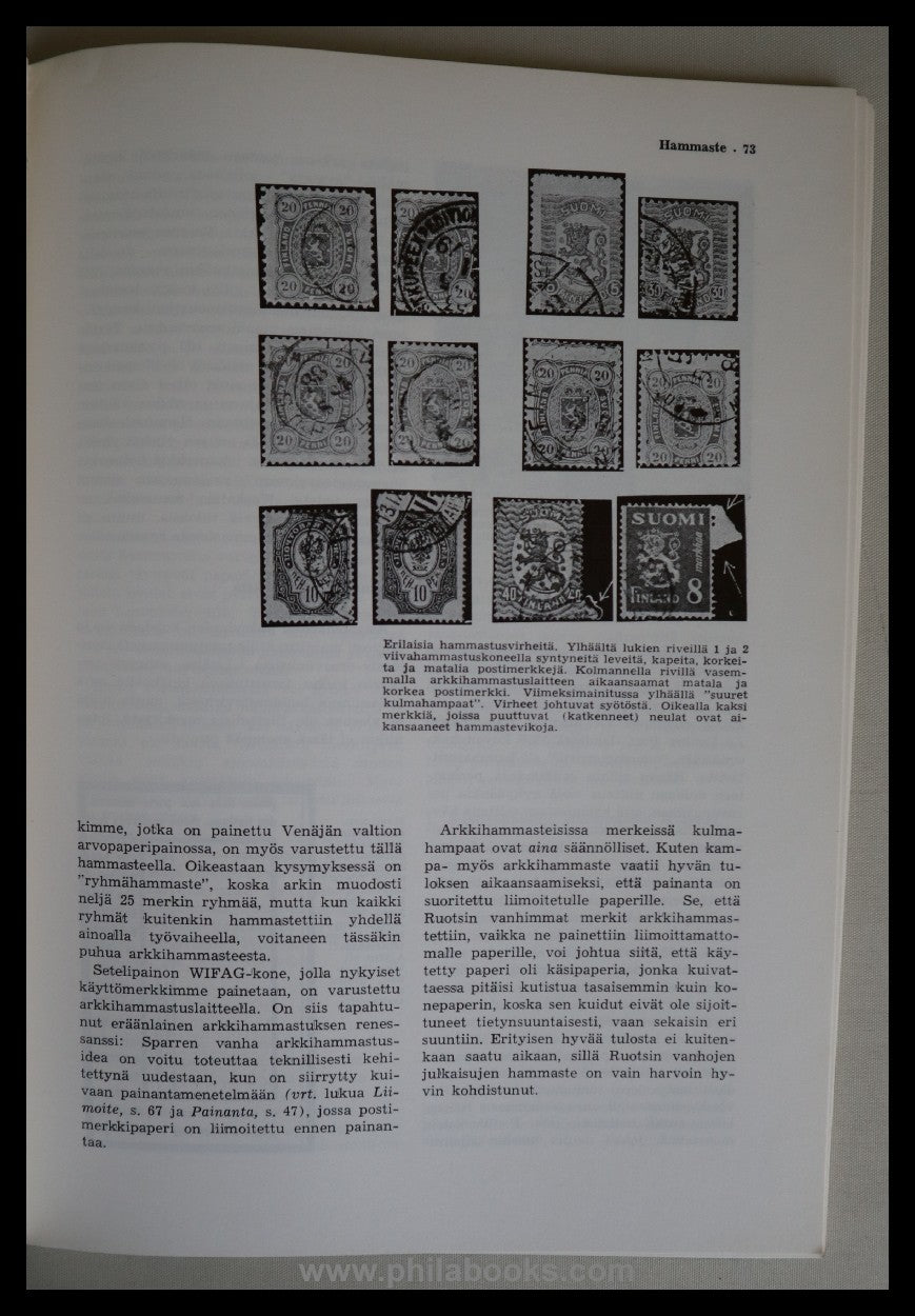 Suomen Filatelistiliito, Suomen Postimerkkien KäsikirjaI, 1967, Ha ...