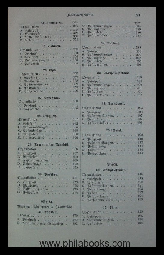Sieblist, O., The Post Office Abroad, A Presentation of the Post Office ...