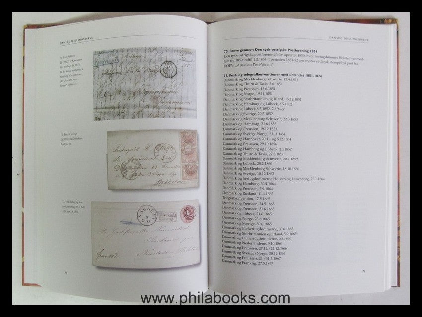 Jacobsen, O.S., Bogen om danske skillingsbreve 1851-1874, 1995, Ha ...