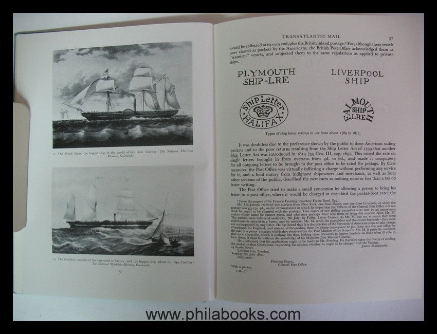 Staff, F., The Transatlantic Mail, here the original edition of 1 ...