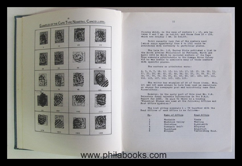 Batten, AGM, The Postmarks of the Orange Free State and the Ora ...