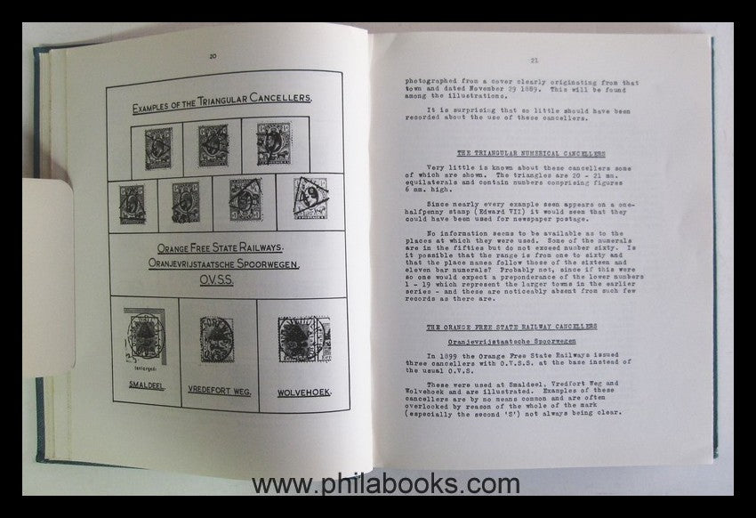 Batten, AGM, The Postmarks of the Orange Free State and the Ora ...