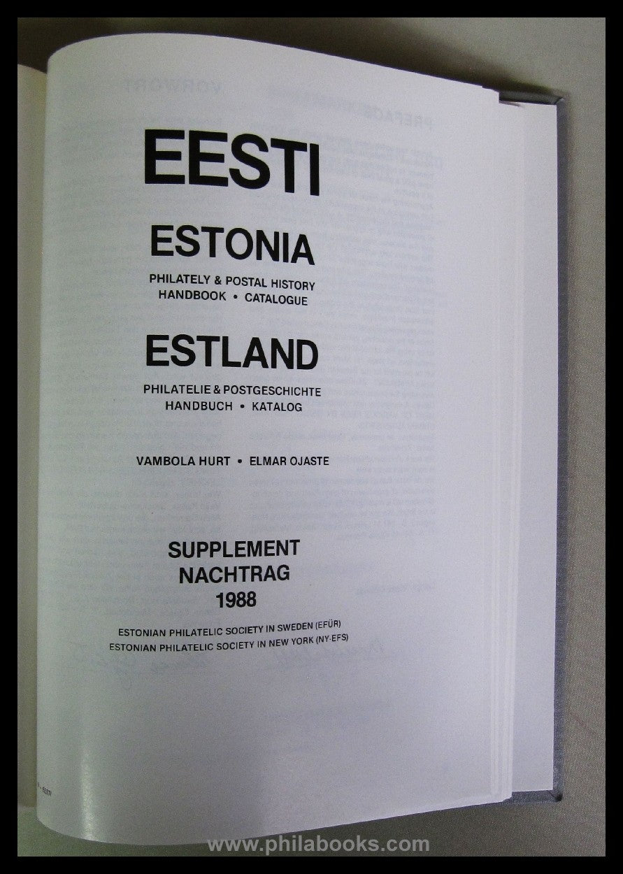 Hurt/Ojaste, Eesti, Estonia, Estland, Philatelie & Postgeschichte, ...