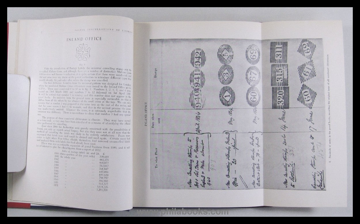 Westley, HC, The Postal Cancellations of London 1840-1890, With ...