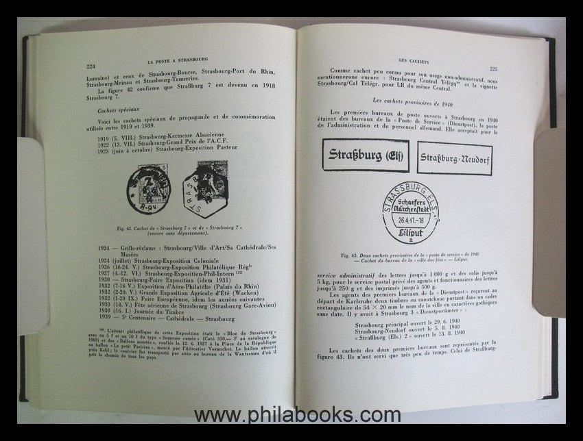 Gachot, Prof. Dr. H., Histoire de la Poste aux Lettres a Strasbour ...