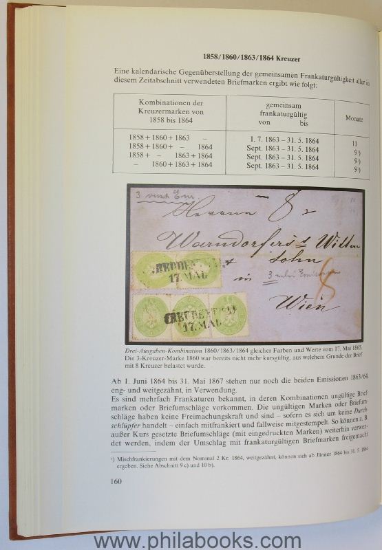 Jerger, Dr. A., Monograph of the frankings 1850-1867, Mischfranca ...