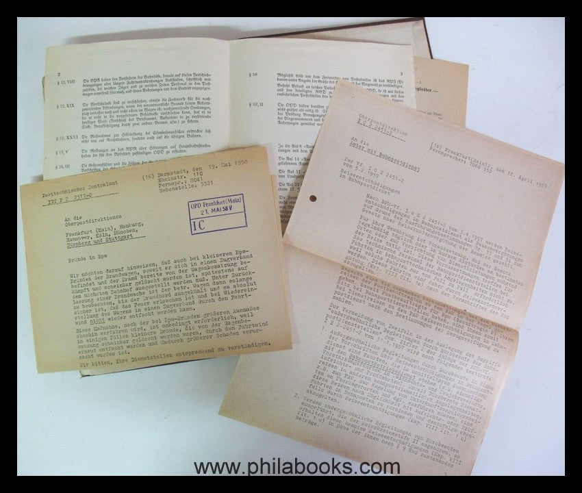 1929, General Instructions of the German Reichspost, Section ...