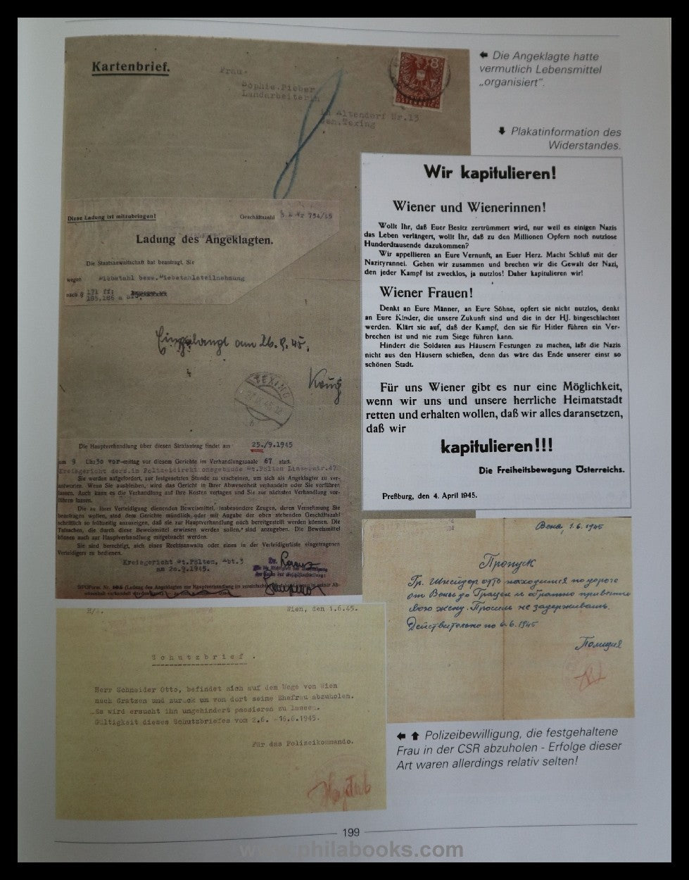 Sturzeis, Fr. H., Österreich 1945, Drittes Reich, Kriegsende, 2. R ...