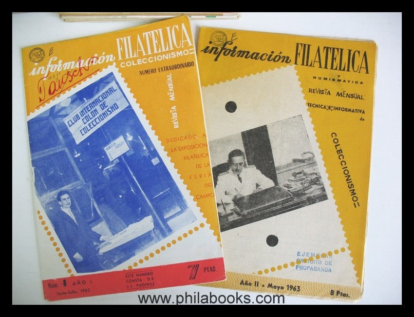 Informacion Filatélica, Club Internacional Colon de Coleccionismo, ...