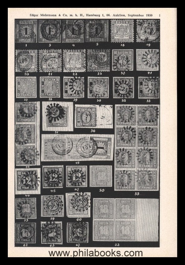 Mohrmann-Munich, Auction 066, 1950-09, #ad, German Colonies