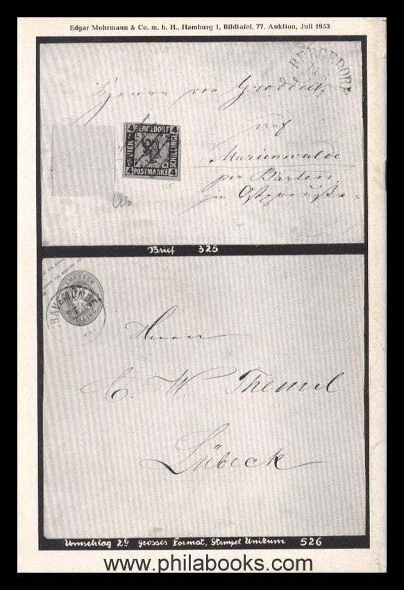 Mohrmann-Munich, Auction 077, 1953-07, #ad, German Colonies, Saxony,…