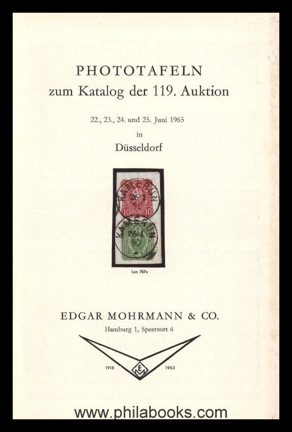 Mohrmann-Munich, Auction 119, 1965-06, UK, Prussia,…