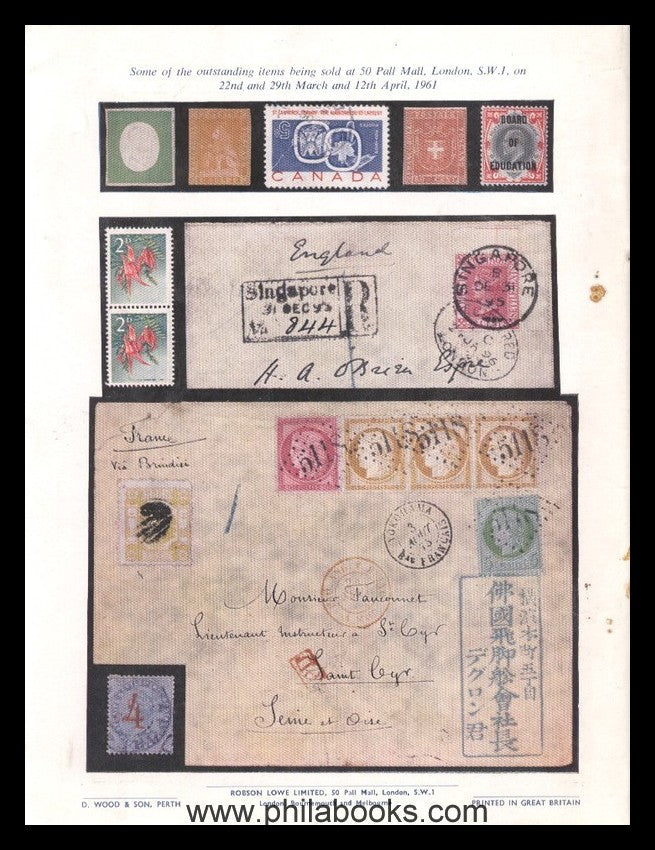 RobsonLowe, Auktion, 1961-03