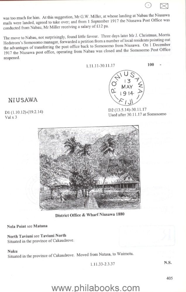 Proud's Postal History, The Postal History of Fiji, (author JG Ro ...