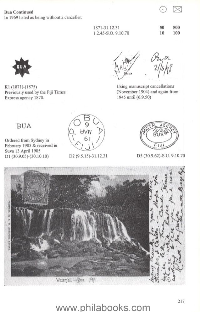 Proud's Postal History, The Postal History of Fiji, (author JG Ro ...