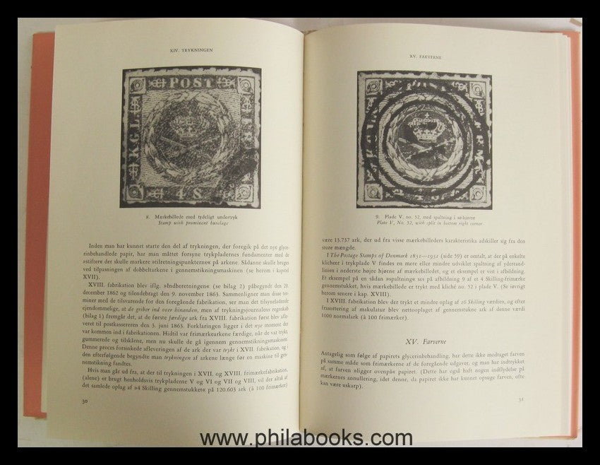 Schmidt - Andersen, Danmarks Gennemstukne Frimaerker 1863, 1962, M ...