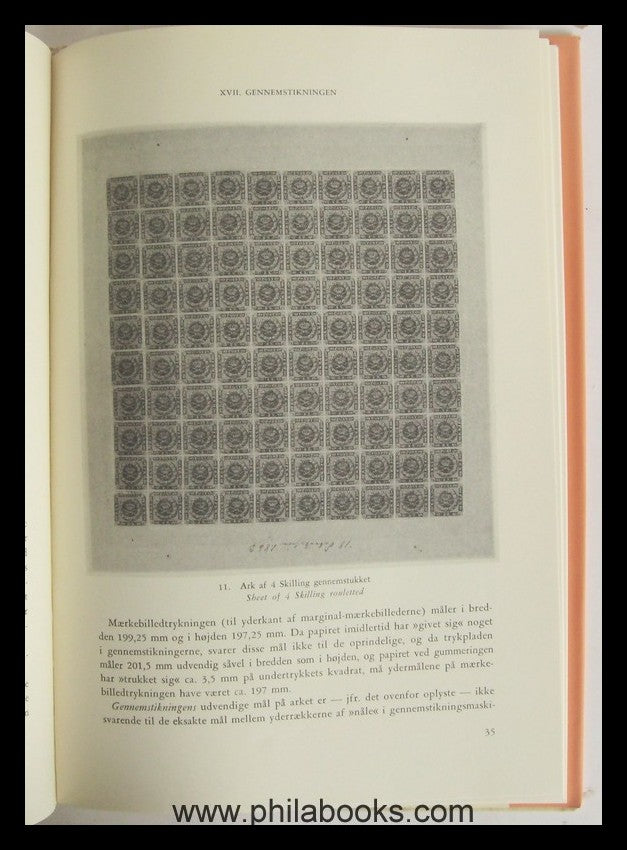 Schmidt - Andersen, Danmarks Gennemstukne Frimaerker 1863, 1962, M ...