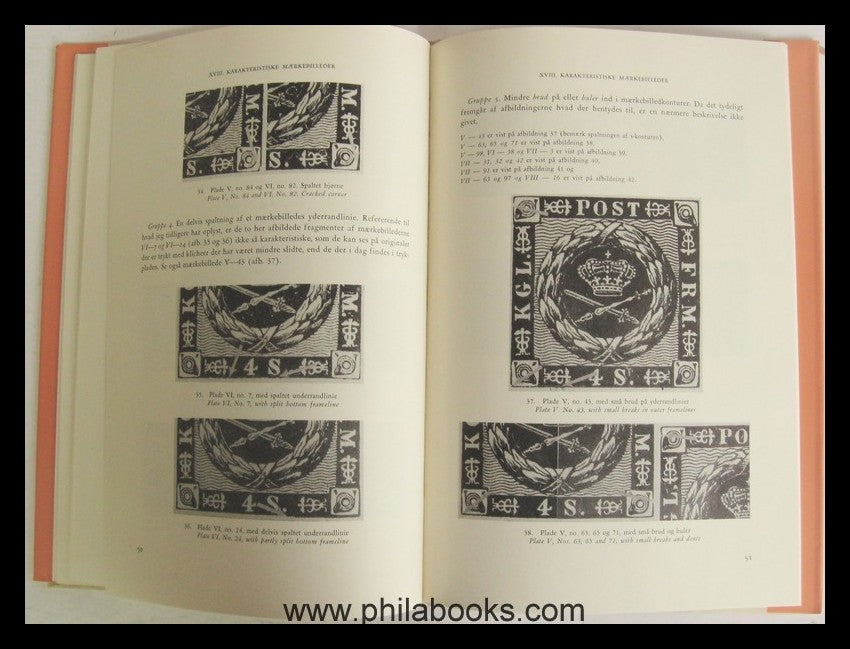 Schmidt - Andersen, Danmarks Gennemstukne Frimaerker 1863, 1962, M ...