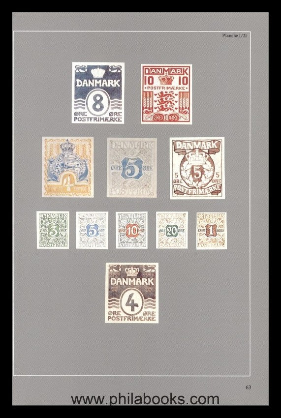 Koch, C.D., Kronerne og Korsene, Dansk frimaerkehistorie 1842 - 19 ...