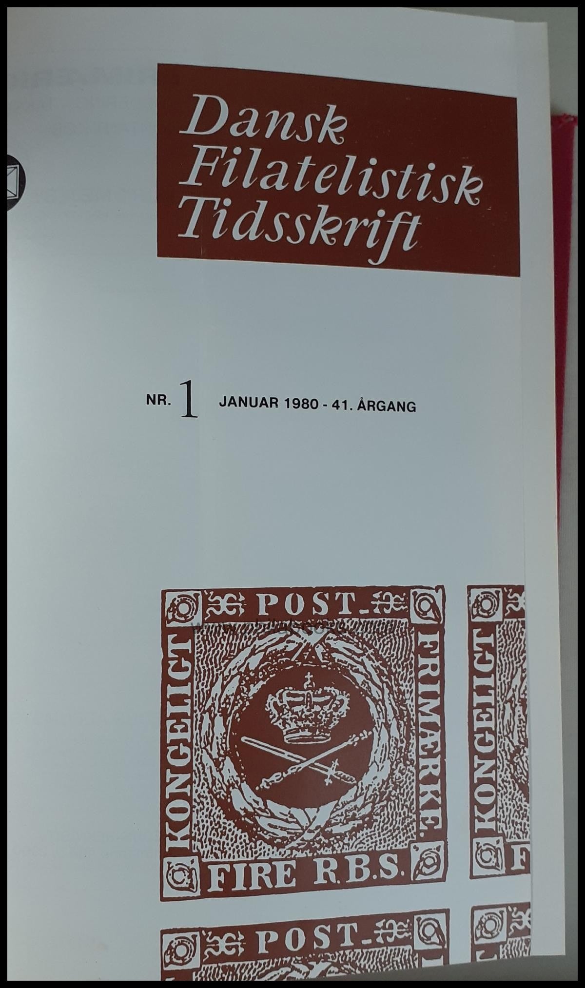 Dansk Filatelistisk Tidsskrift, organ of the Danish Philatelist...