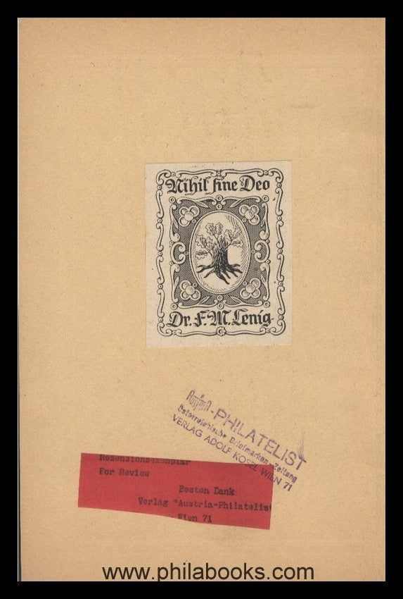 Wiener Briefmarken-Katalog, Österreich, Dritte erweiterte und neub ...